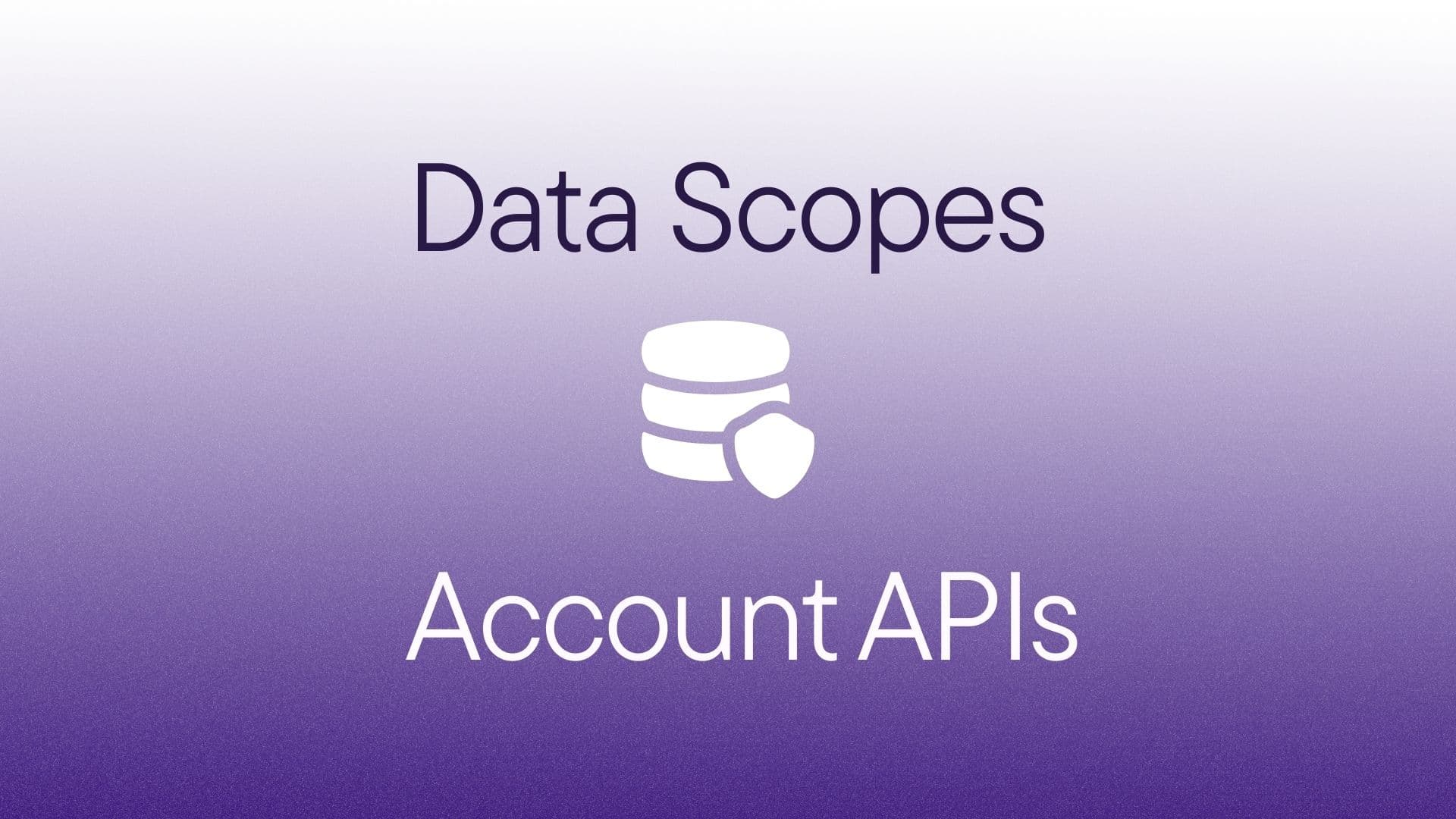 Data Scopes for Accounting