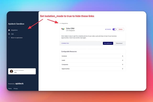 Authorizing connections with the Vault API - Apideck