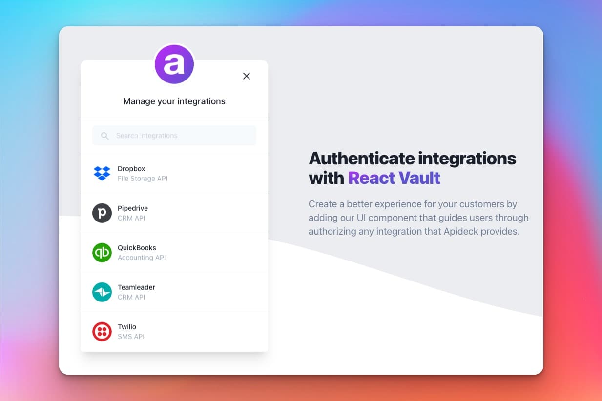 React Vault